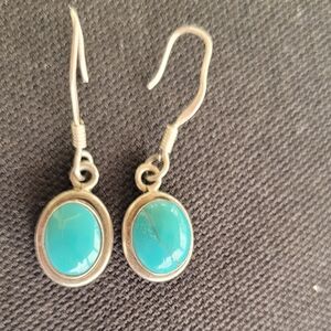 Vintage Turquoise Drop Earrings